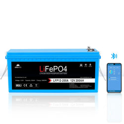 Sungold Power 12V 200Ah LiFePo4 Deep Cycle Lithium Battery Bluetooth / Self-Heating / IP65