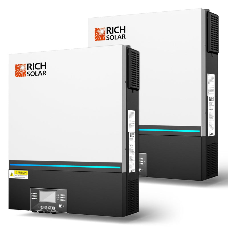 RICH SOLAR NOVA 6548 | 6500 Watt (6.5kW) 48 Volt Off-Grid Hybrid Solar Inverter | Premium 6500W 48V Hybrid Inverter for Campers, Cabins, Tiny Homes, ADUs, RVs, Off-Grid | UL Certified