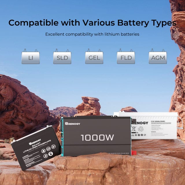 Renogy 1000-Watt 12-Volt Pure Sine Wave Inverter