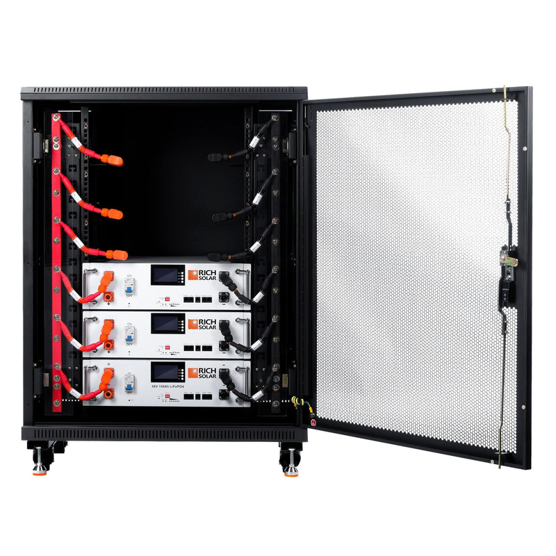 RICH SOLAR | ALPHA 5 | 48V 100Ah LiFePO4 Battery | Premium 48V Server Rack Lithium Battery for Residential, Commercial, Off-Grid | 7,000 Lifetime Cycles