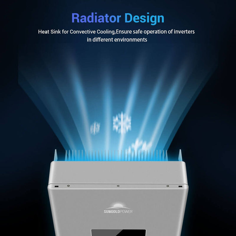 SunGold Power | High Voltage 11.4kW Hybrid Split Phase Inverter | APS Transmitter | SG11.4KHB-HV