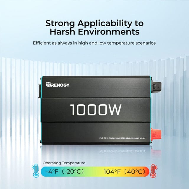 Renogy 1000-Watt 12-Volt Pure Sine Wave Inverter