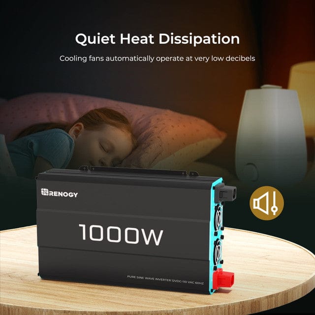 Renogy 1000-Watt 12-Volt Pure Sine Wave Inverter