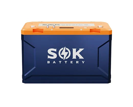 SOK Battery 12V 314Ah Lithium Iron Phosphate Battery With Built-in Heater & Bluetooth