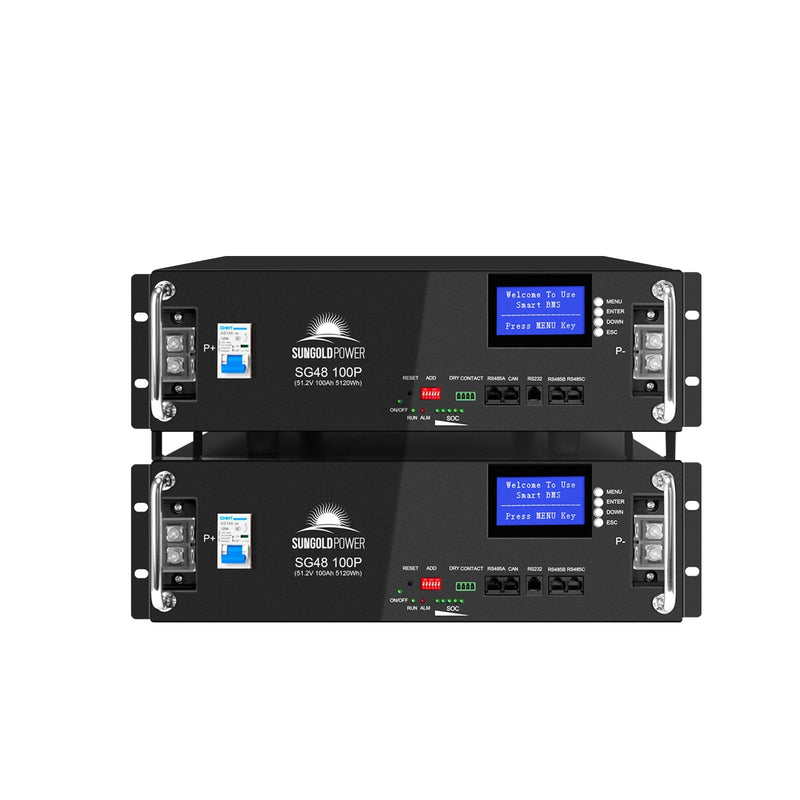 Sungold Power | 2 X 48V 100Ah Server Rack LiFePO4 Lithium Battery | SG48100P (PRE-ORDER: ETA AUGUST)