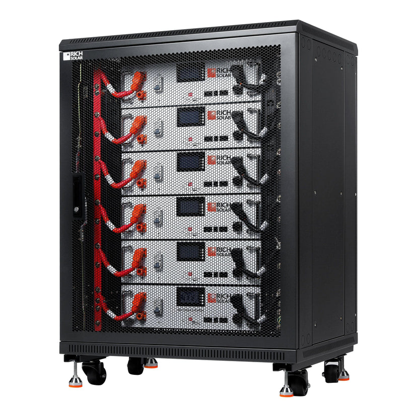 RICH SOLAR | ALPHA 5 | 48V 100Ah LiFePO4 Battery | Premium 48V Server Rack Lithium Battery for Residential, Commercial, Off-Grid | 7,000 Lifetime Cycles
