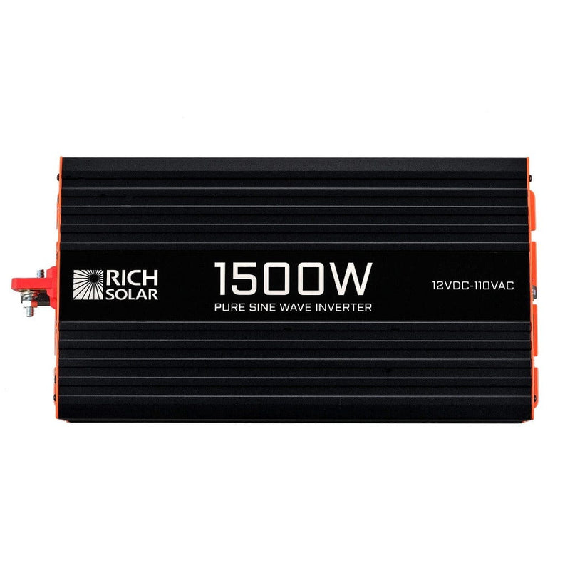 RICH SOLAR NOVA PURE 1.5K | 1500 (1.5kW) Watt 12 Volt Industrial Pure Sine Wave Inverter | Powerful 1500W 12V Off-Grid Inverter for RVs, Trailers, Campers, Vans, Trucks, Overlanders, Boats | Top Rated