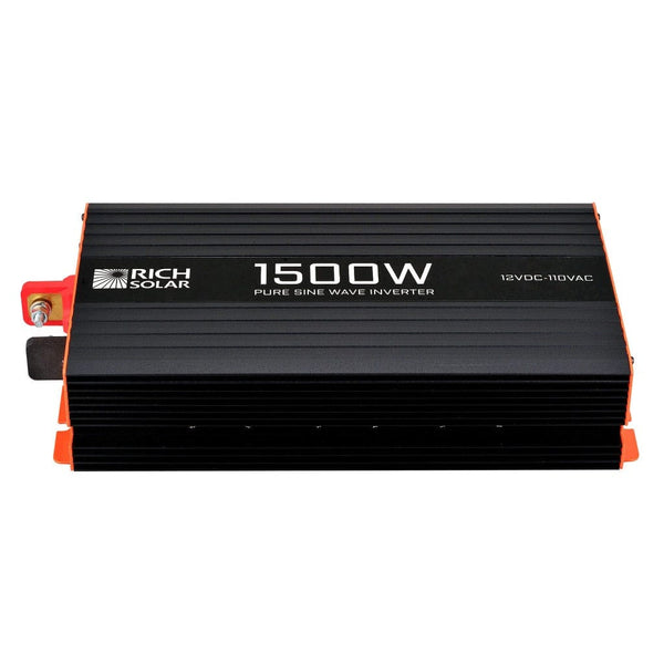 RICH SOLAR NOVA PURE 1.5K | 1500 (1.5kW) Watt 12 Volt Industrial Pure Sine Wave Inverter | Powerful 1500W 12V Off-Grid Inverter for RVs, Trailers, Campers, Vans, Trucks, Overlanders, Boats | Top Rated