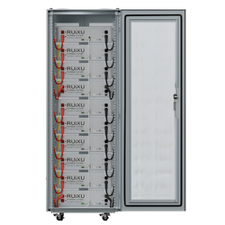 RUiXU 50kWh Lithium Battery Kit | 10 Batteries + 10-Slot Cabinet