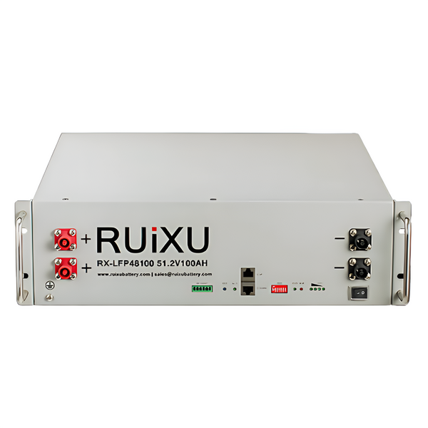 RUiXU 51.2V 100Ah (5.12kWh) Server Rack-Mounted 3U Battery [RX-LFP48100] | 10-Year Warranty