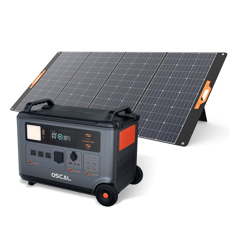 Oscal PowerMax 6000 | 6000W Portable Power Station with 120/240V Dual Voltage