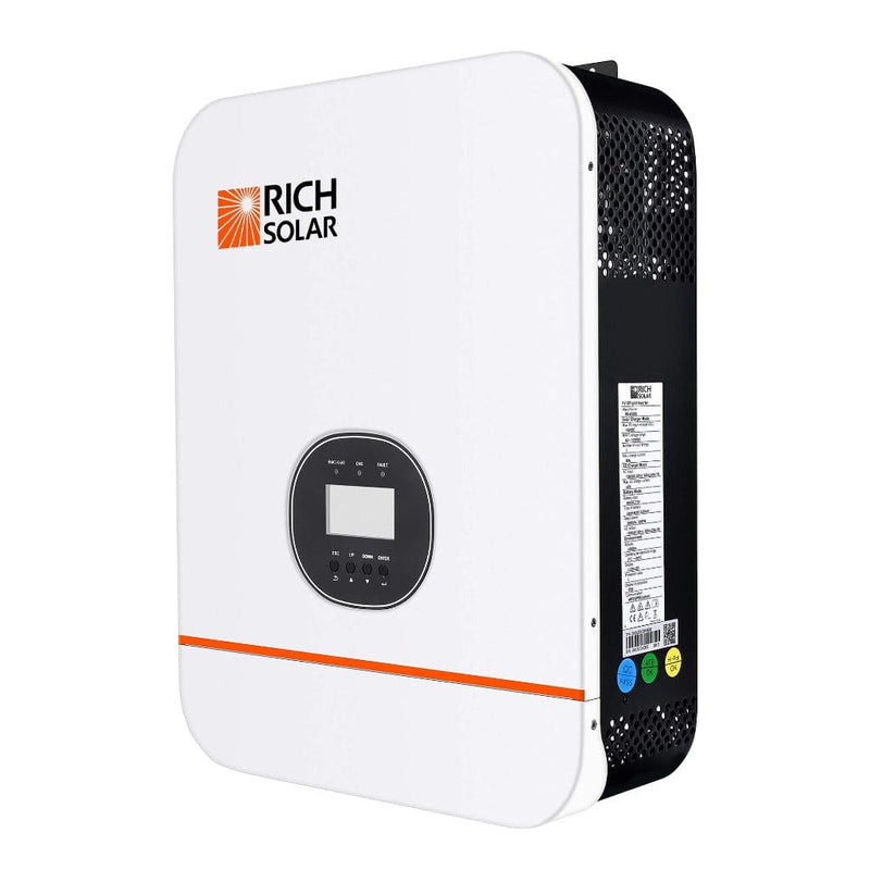 RICH SOLAR NOVA 3K | 3000 Watt (3kW) 48 Volt Off-Grid Hybrid Solar Inverter | Premium 3000W 48V Hybrid Inverter for RVs, Cabins, Tiny Homes, Off-Grid | Top Rated