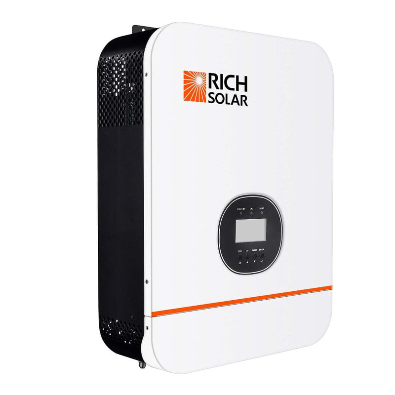 RICH SOLAR NOVA 3K | 3000 Watt (3kW) 48 Volt Off-Grid Hybrid Solar Inverter | Premium 3000W 48V Hybrid Inverter for RVs, Cabins, Tiny Homes, Off-Grid | Top Rated