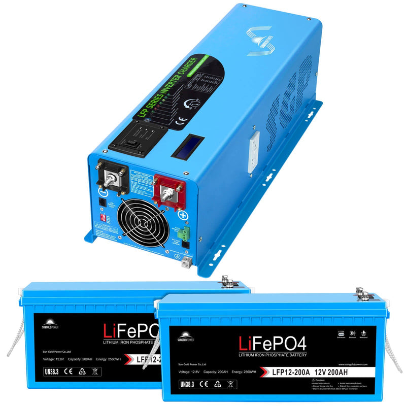 Sungold Power 4000W DC 12V Pure Sine Wave Inverter With Charger (Pre-order: ETA Mid August)