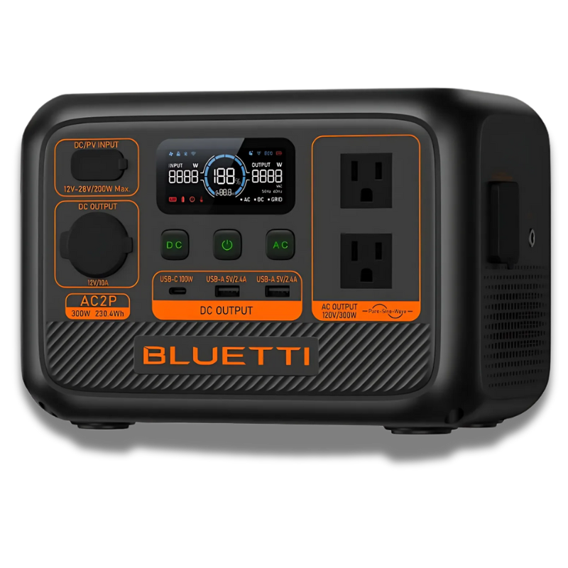 BLUETTI AC2P Portable Power Station | 300W 230.4Wh