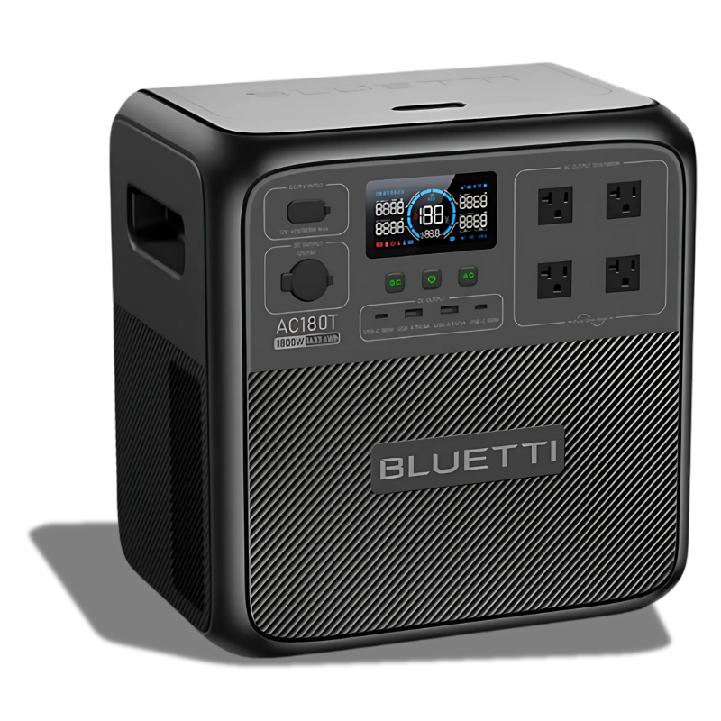 BLUETTI AC180T Portable Power Station | 1,800W, 1433Wh