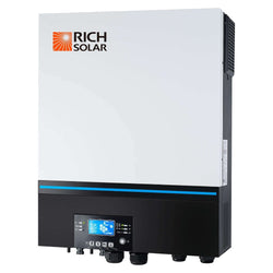 RICH SOLAR NOVA 6548 | 6500 Watt (6.5kW) 48 Volt Off-Grid Hybrid Solar Inverter | Premium 6500W 48V Hybrid Inverter for Campers, Cabins, Tiny Homes, ADUs, RVs, Off-Grid | UL Certified