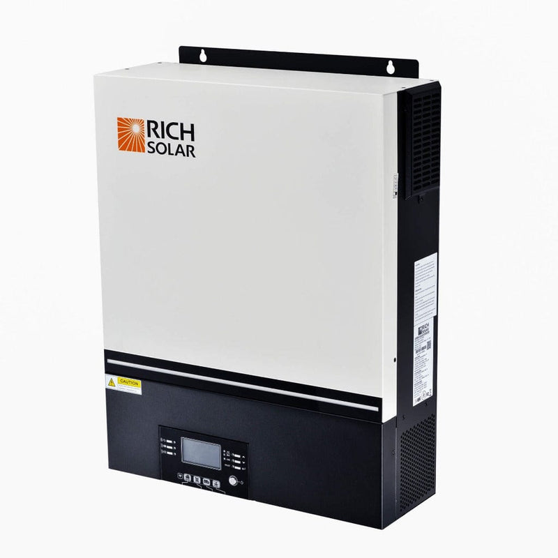 RICH SOLAR NOVA 6548 | 6500 Watt (6.5kW) 48 Volt Off-Grid Hybrid Solar Inverter | Premium 6500W 48V Hybrid Inverter for Campers, Cabins, Tiny Homes, ADUs, RVs, Off-Grid | UL Certified