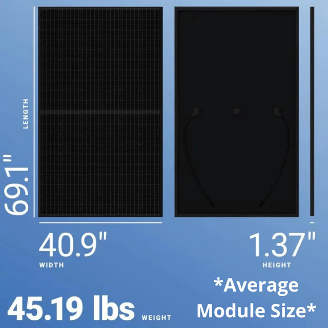 350-550W Tier-1 Monocrystalline Solar Panels | 25-Year Warranty | Choose Your Wattage & # of Panels