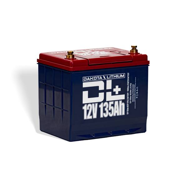 Dakota Lithium+ 12V 135Ah Dual Purpose 1000CCA LiFePO4 Battery