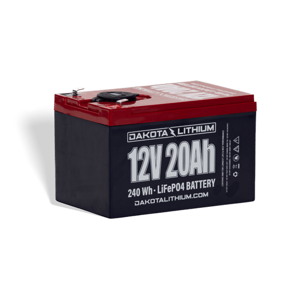 Dakota Lithium 12V 20Ah USB Deep Cycle LiFePO4 Battery (Pre-Order: ETA Mid-August)