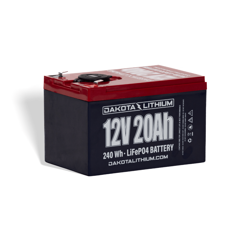 Dakota Lithium 12V 20Ah USB Deep Cycle LiFePO4 Battery (Pre-Order: ETA Mid-August)
