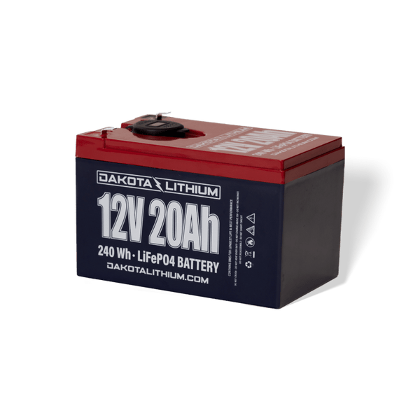 Dakota Lithium 12V 20Ah USB Deep Cycle LiFePO4 Battery (Pre-Order: ETA Mid-August)