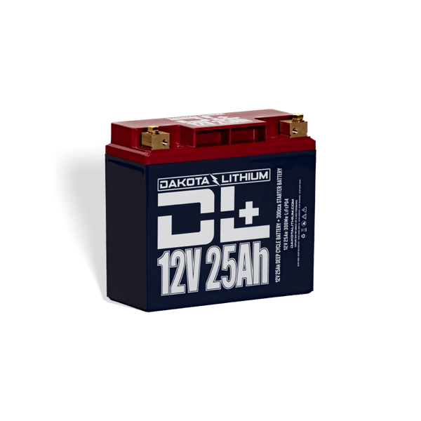 Dakota Lithium + 12V 25Ah Dual Purpose 300CCA LiFePO4 Battery (Pre-Order: ETA Mid-August)