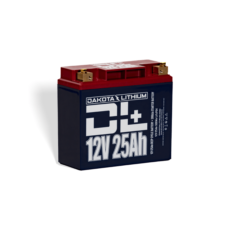 Dakota Lithium + 12V 25Ah Dual Purpose 300CCA LiFePO4 Battery (Pre-Order: ETA Mid-August)