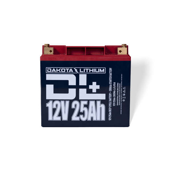 Dakota Lithium + 12V 25Ah Dual Purpose 300CCA LiFePO4 Battery (Pre-Order: ETA Mid-August)