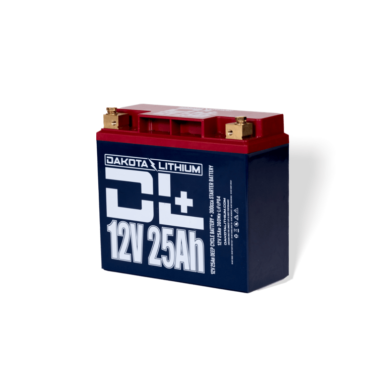 Dakota Lithium + 12V 25Ah Dual Purpose 300CCA LiFePO4 Battery (Pre-Order: ETA Mid-August)