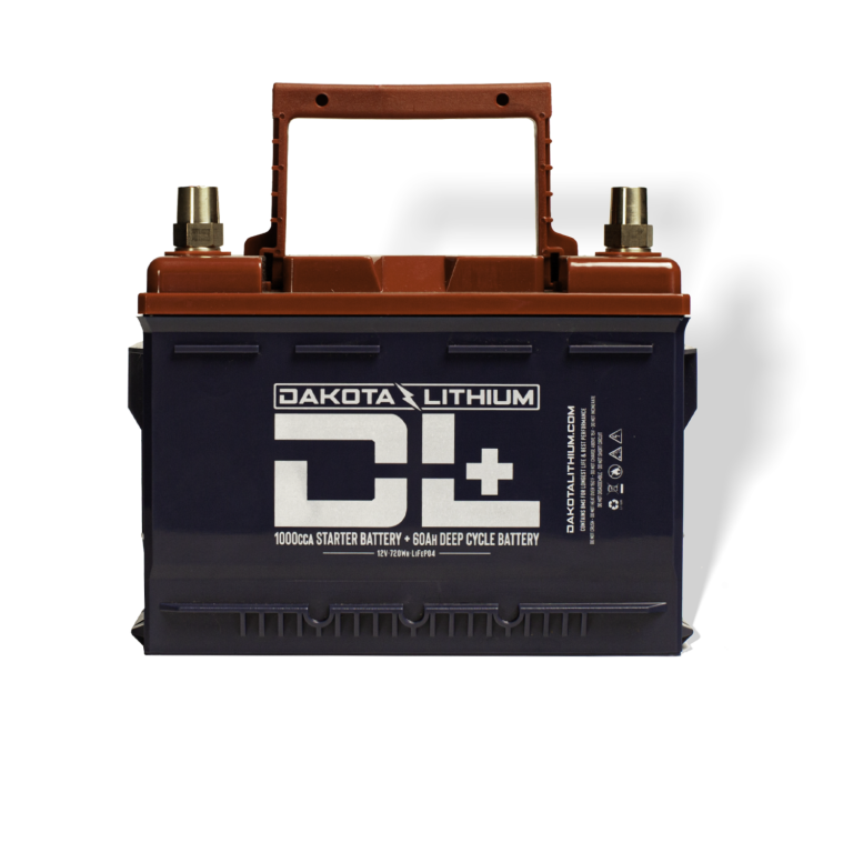 Dakota Lithium+ 12V 60Ah Dual Purpose 1000CCA LiFePO4 Battery