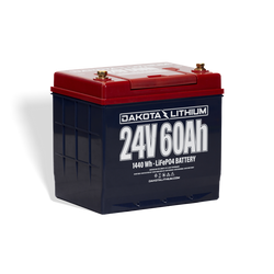 Dakota Lithium 24v 60Ah Deep Cycle LiFePO4 Battery (Pre-Order: ETA Mid-August)