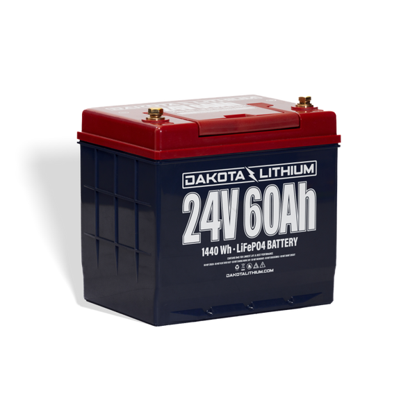 Dakota Lithium 24v 60Ah Deep Cycle LiFePO4 Battery (Pre-Order: ETA Mid-August)
