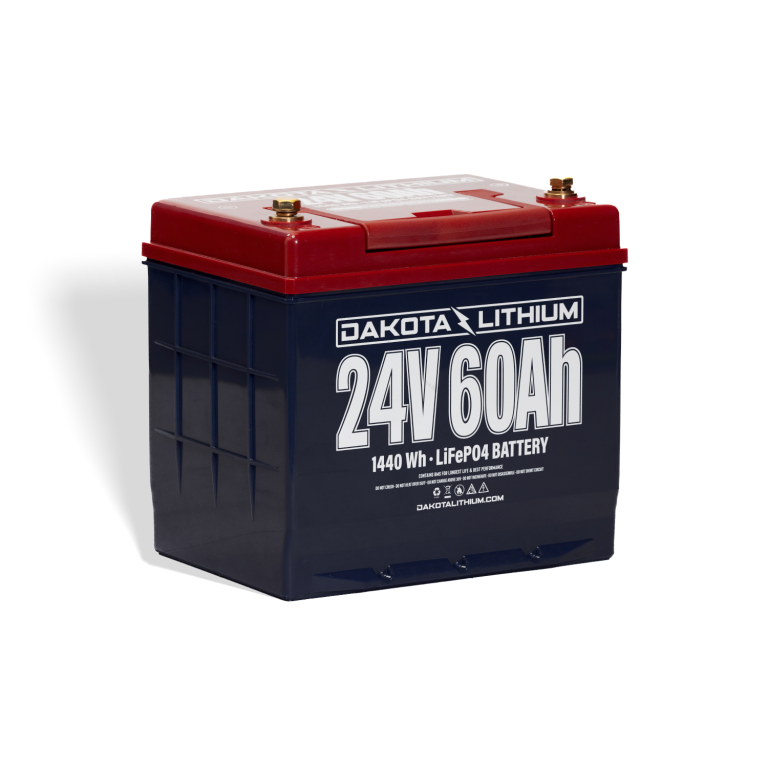 Dakota Lithium 24v 60Ah Deep Cycle LiFePO4 Battery (Pre-Order: ETA Mid-August)