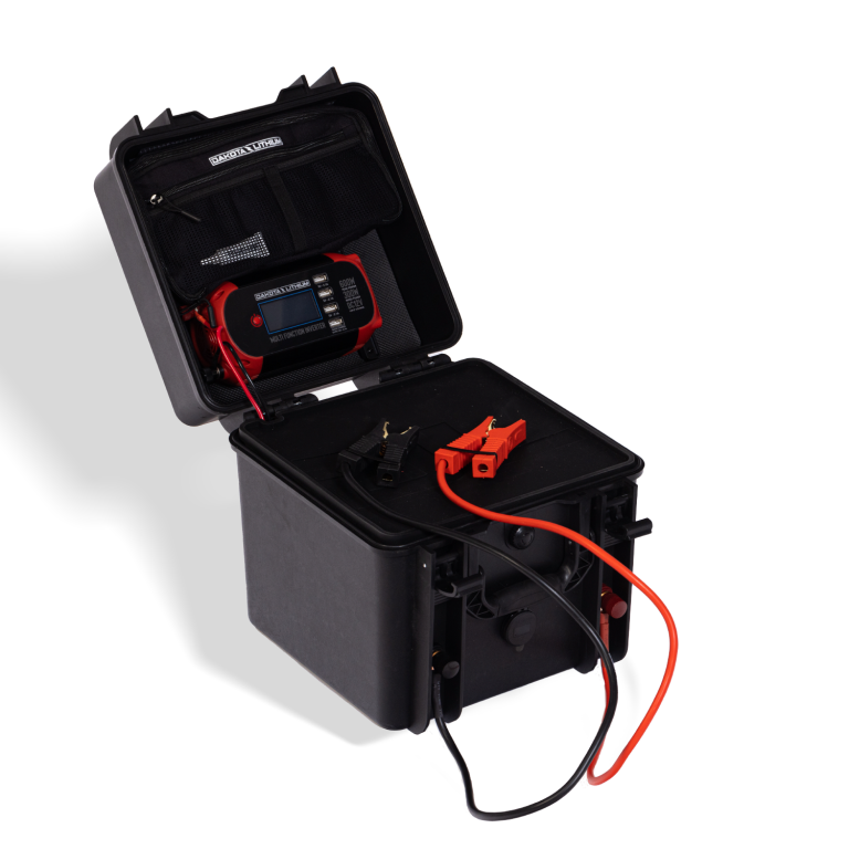 Dakota Lithium Powerbox+ 135 Waterproof Solar Generator, 12V 135Ah DL+ 1,000CCA Battery Included