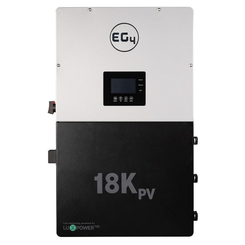 EG4 18KPV Hybrid Inverter All-In-One Solar Inverter | 18000W PV Input | 12000W Output | 48V 120/240V Split Phase | EG4-18KPV-12LV