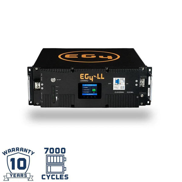 EG4 LL Lithium Battery (V2) 24V 200AH | Server Rack Battery – Available in 2–6 Unit Bundles