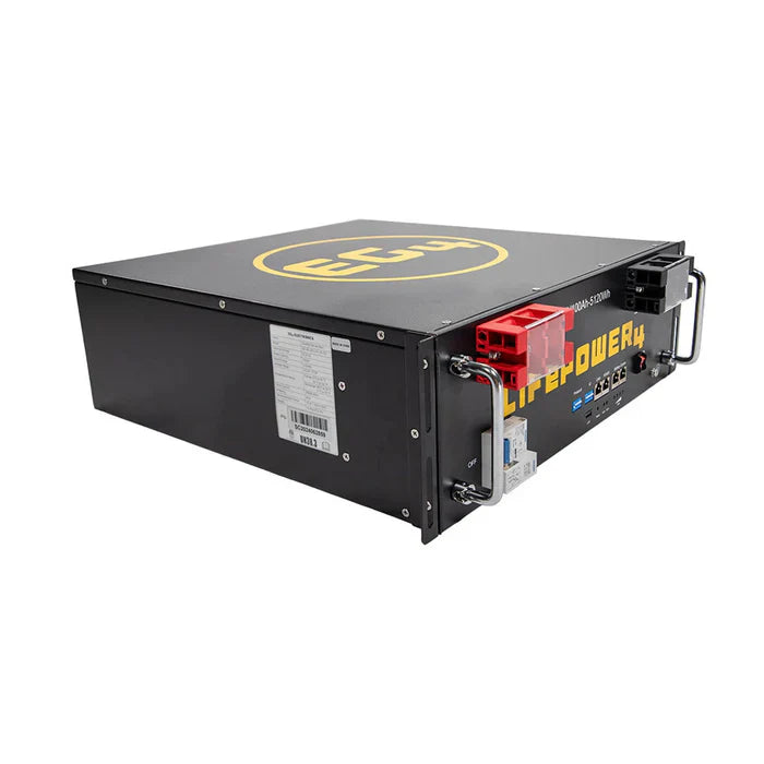 EG4 LifePower4 Lithium Battery 48V 100AH | V2 Server Rack Battery – Available in 2–6 Unit Bundles
