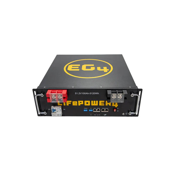 EG4 LifePower4 Lithium Battery 48V 100AH | V2 Server Rack Battery – Available in 2–6 Unit Bundles