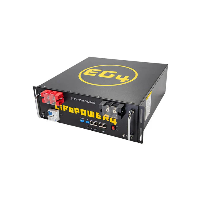 EG4 LifePower4 Lithium Battery 48V 100AH | V2 Server Rack Battery – Available in 2–6 Unit Bundles