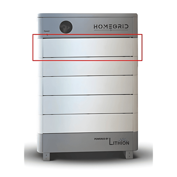 HomeGrid STACK'D Battery Module – 4.8kWh Lithium Home Battery (Standard Unit)