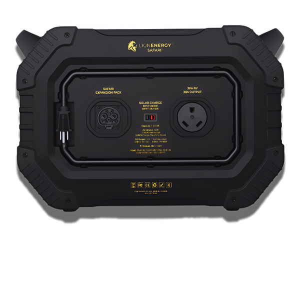 Lion Energy Safari Power Generator - 3,000W, 1612Wh LiFePO4
