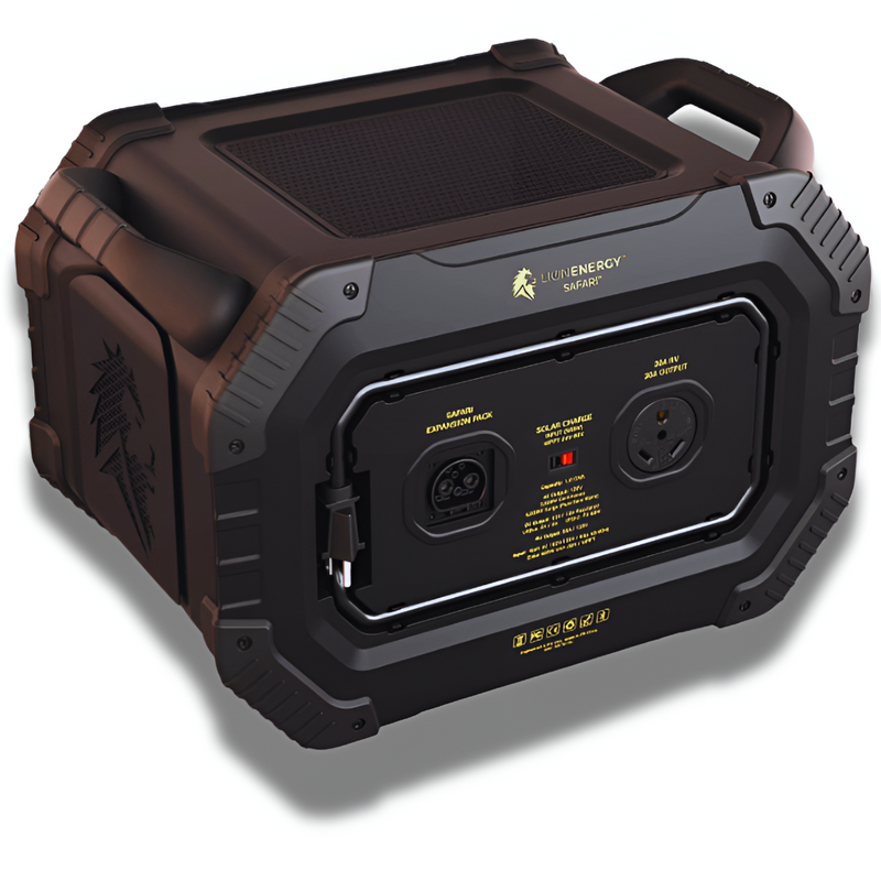 Lion Energy Safari Power Generator - 3,000W, 1612Wh LiFePO4