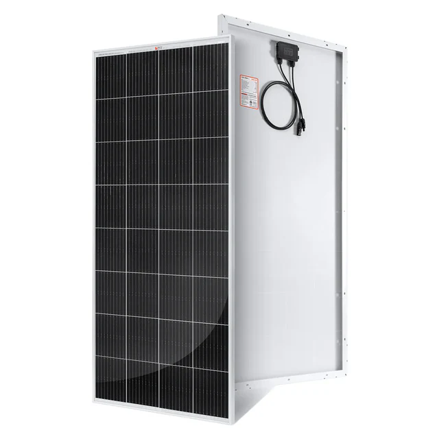 200 Watt Solar Panel | High Efficiency 12V Monocrystalline (19.98% Efficiency) | 25-Year Power Output Warranty