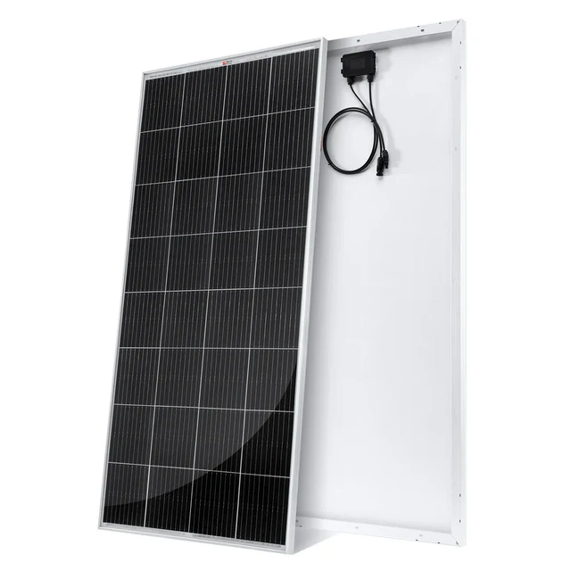200 Watt Solar Panel | High Efficiency 12V Monocrystalline (19.98% Efficiency) | 25-Year Power Output Warranty