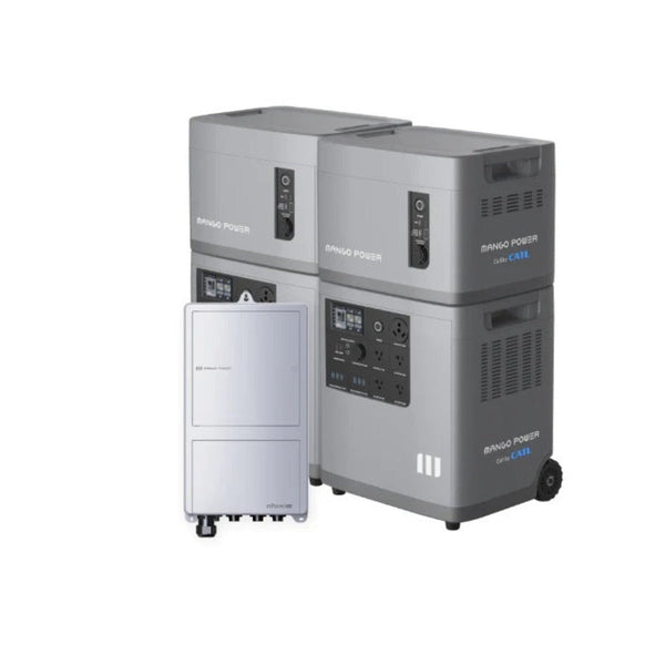 Mango Power Home Backup Kit Pro | 2 x Mango Power E + 2 x Expansion Battery + 1 x mPanel Pro