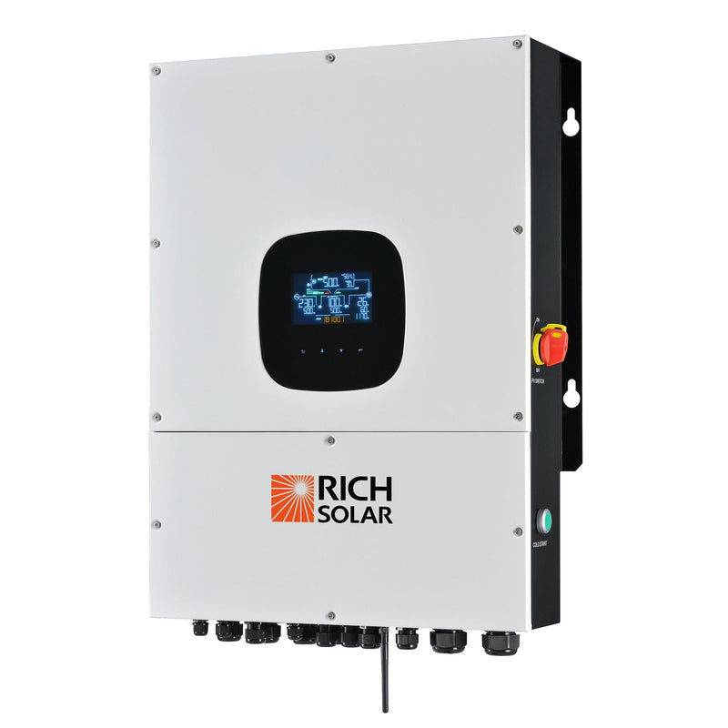 RICH SOLAR NOVA 12K PV Hybrid Inverter Solar Kit | 61.44kWH Server Lithium Battery [KIT-SR0002]
