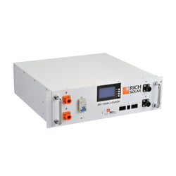 RICH SOLAR | ALPHA 5 | 48V 100Ah LiFePO4 Battery | Premium 48V Server Rack Lithium Battery for Residential, Commercial, Off-Grid | 7,000 Lifetime Cycles