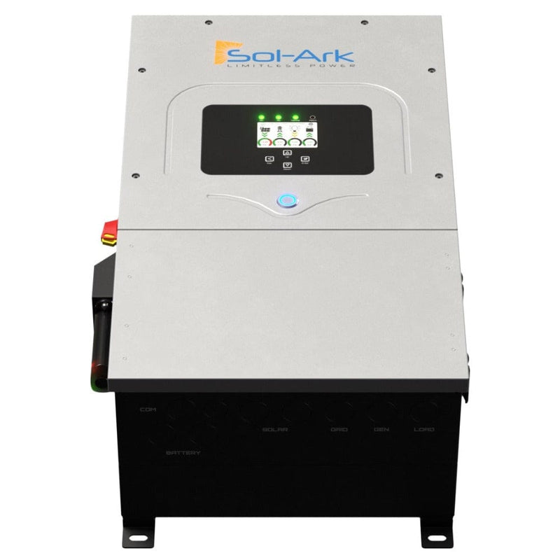 Sol-Ark 12K 120/240/208V 48V [All-In-One] Pre-Wired Hybrid Solar Inverter | 10 Year Warranty